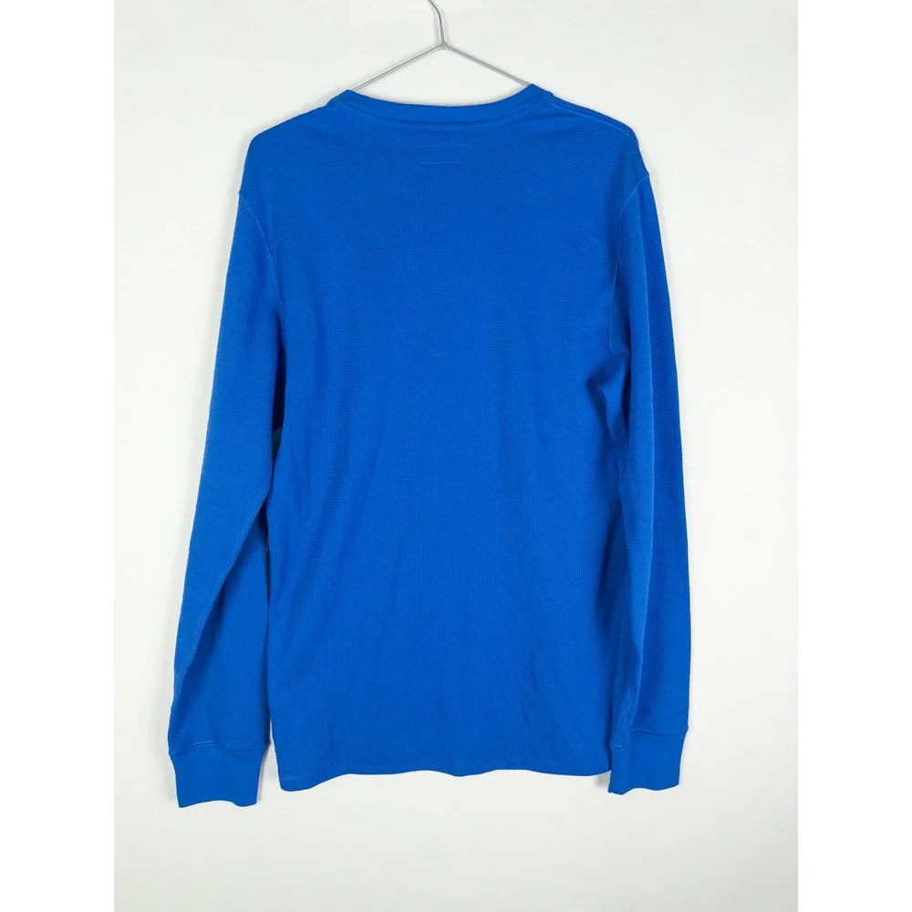 Polo Ralph Lauren Polo Bear Thermal Long Sleeve Shirt Mens M Blue Preppy NWT